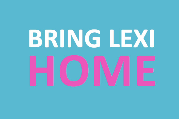 Contribute Financially to Bring Lexi Home